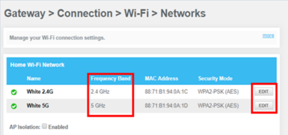 Router menu